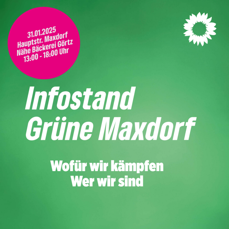 Infostand Grüne Maxdorf
